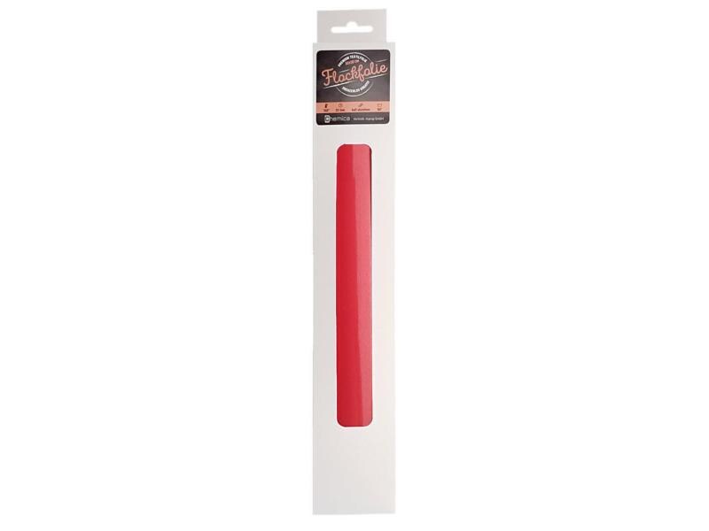 Chemica Film thermocollant Flock rouge