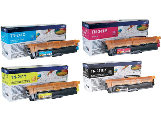 Brother Kits de toner TN-241 noir/Cyan/Magenta/Yellow