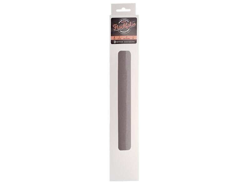 Chemica Film thermocollant Flock gris foncé