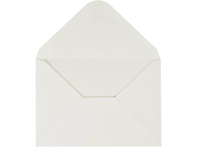 Creativ Company Enveloppe 11.5 x 16 cm crème