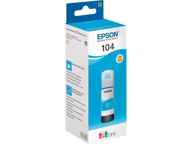 Epson Encre 104 / C13T00P240 Cyan