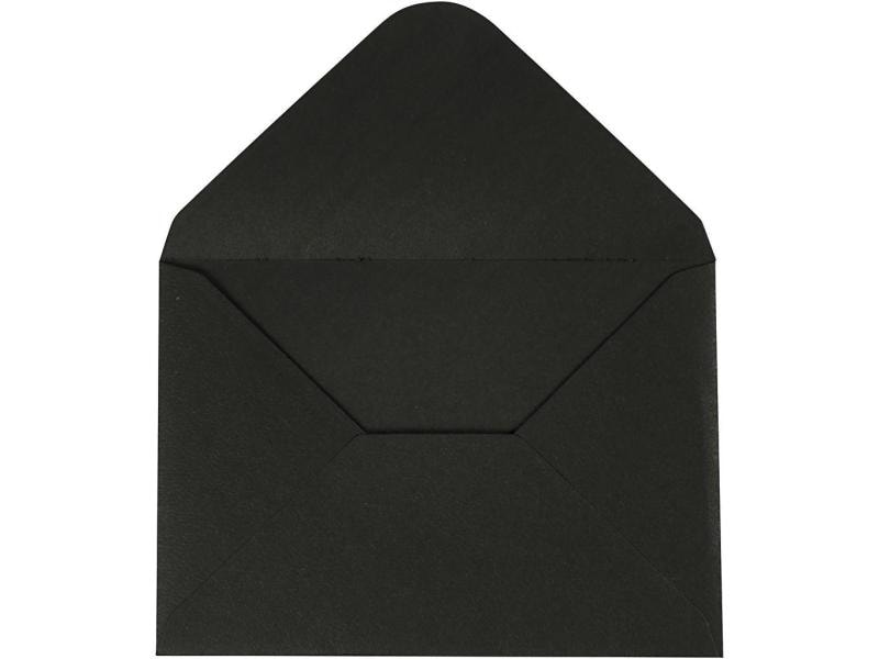 Creativ Company Enveloppe 11.5 x 16 cm Noir