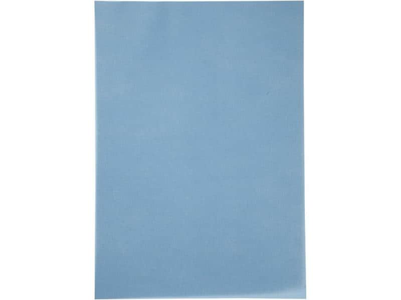 Creativ Company Papier transparent Parchemin A4, 10 feuilles, Bleu