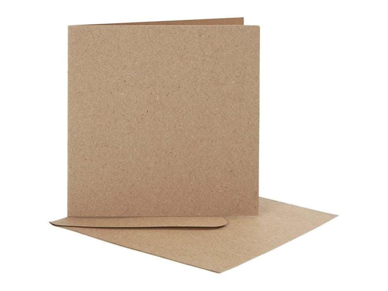 Creativ Company Carte vierge 12.5 x 12.5 cm 10 Ensemble