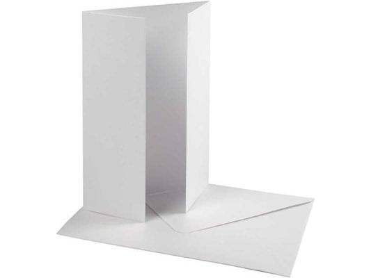Creativ Company Carte vierge 10.5 x 15 cm Crème, ensemble de 10