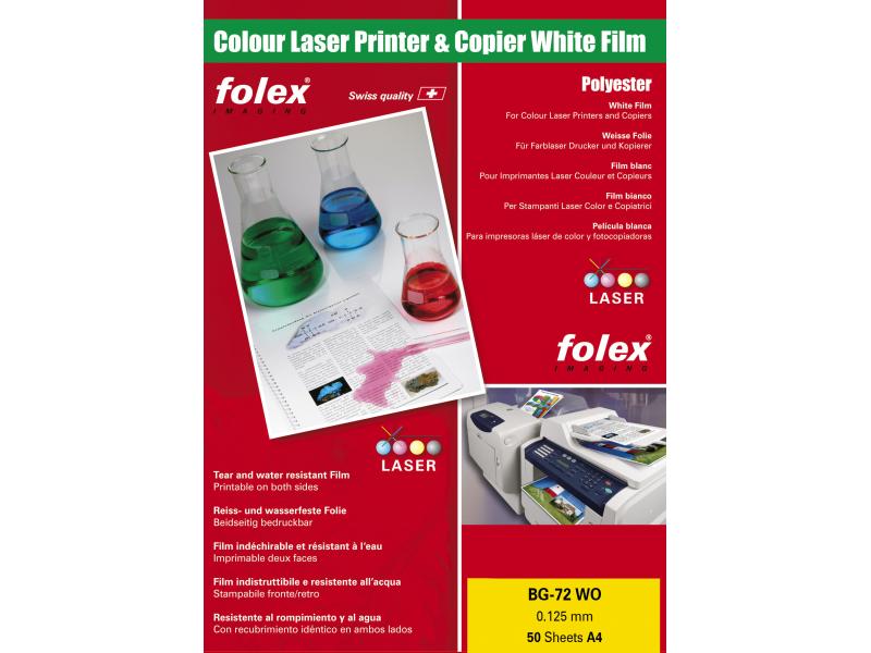 Folex Film BG-72 WO A4 feuille laser