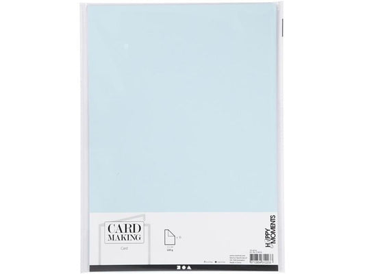Creativ Company Papier cartonné A4, 10 feuilles, bleu clair