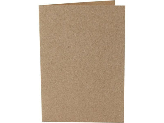 Creativ Company Carte vierge 10.5 x 15 cm sans enveloppe, Nature