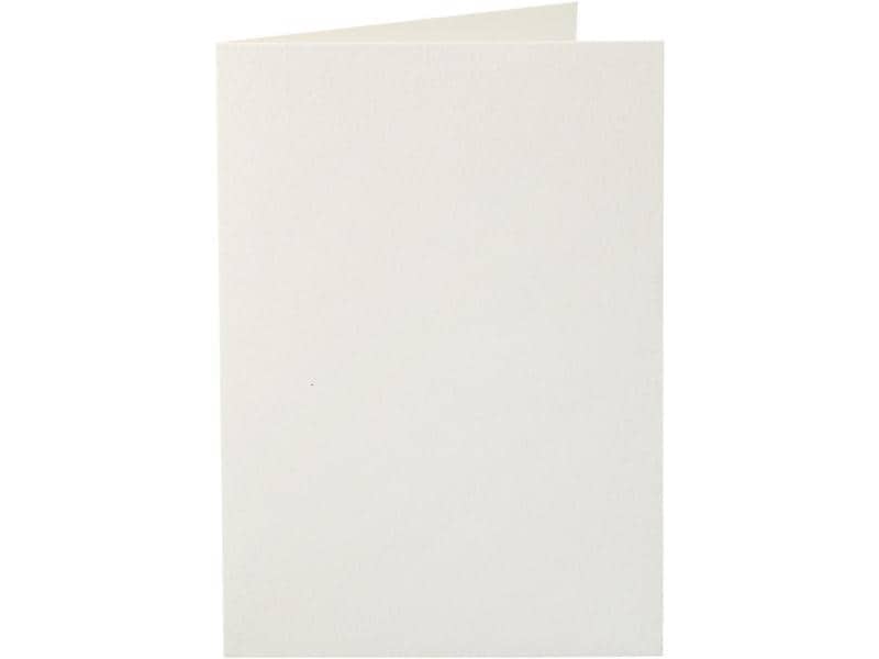 Creativ Company Carte vierge 10.5 x 15 cm sans enveloppe, crème