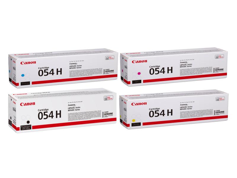 Canon Toner 054 H noir/Cyan/Magenta/Yellow