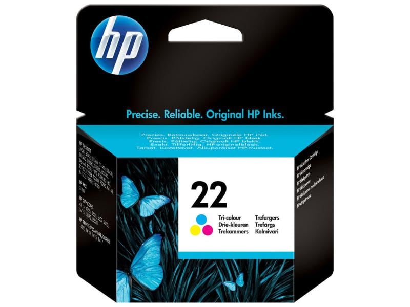 HP Encre Nr. 22 (C9352AE) Cyan/Magenta/Yellow