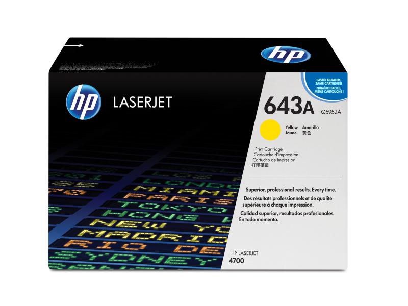 HP Toner Nr. 643A (Q5952A) Yellow