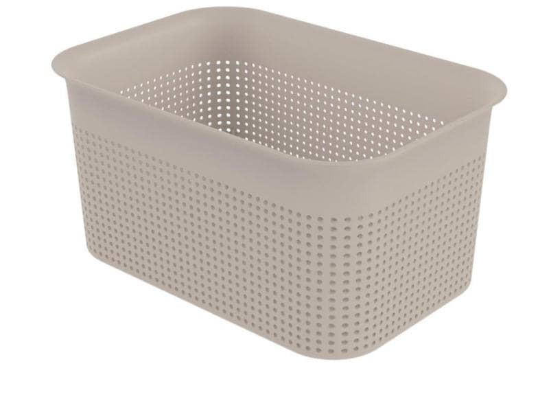 Rotho Boîte de rangement Brisen 4.5 l, Cappuccino
