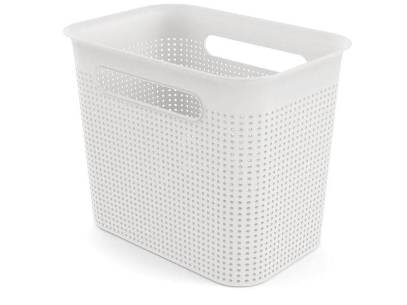 Rotho Boîte de rangement Brisen 7 l, Blanc