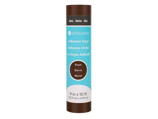 Silhouette Film de vinyle Mat 22.9 cm Marron, mat