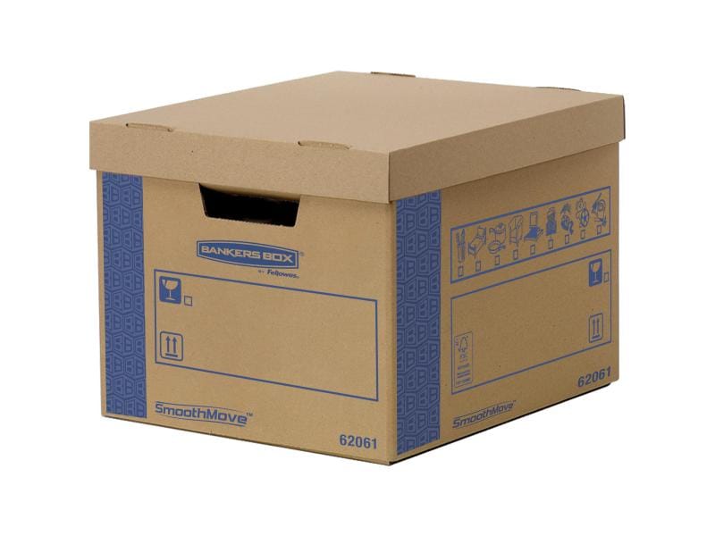 Fellowes Carton de déménagement Smoothmove Prime 38.7 x H 28.7 x P 43.0 cm 5 pièces