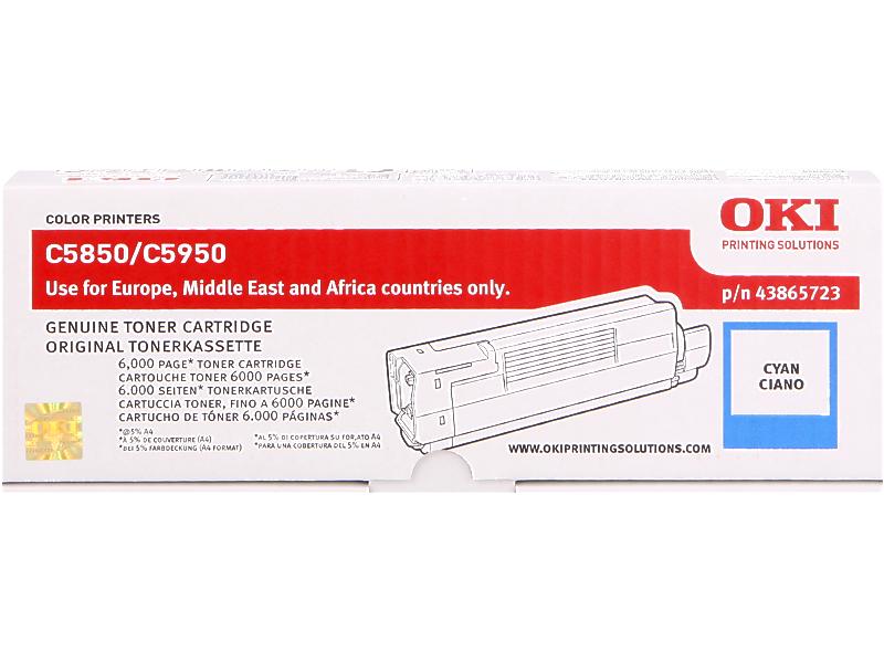 OKI Toner 43865723 Cyan