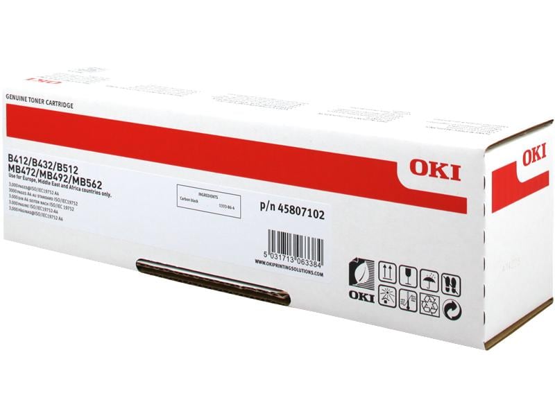 OKI Toner 45807102 noir