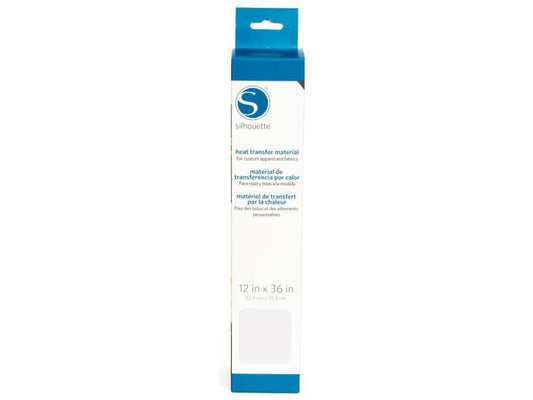 Silhouette Film thermocollant 30.5 cm x 90 cm Blanc, lisse