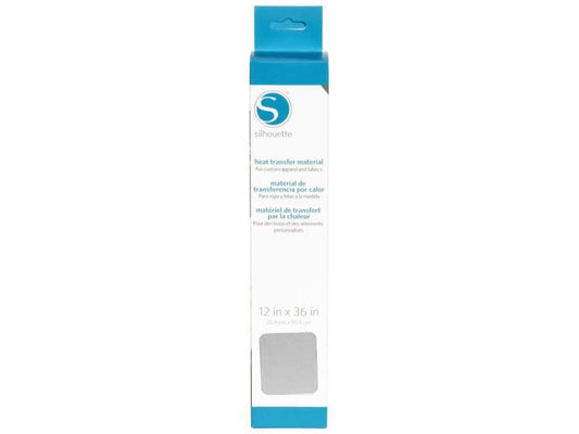 Silhouette Film thermocollant 30.5 cm x 90 cm Argent, lisse