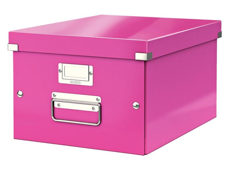 Leitz Boîte de rangement Click & Store A4 Rose