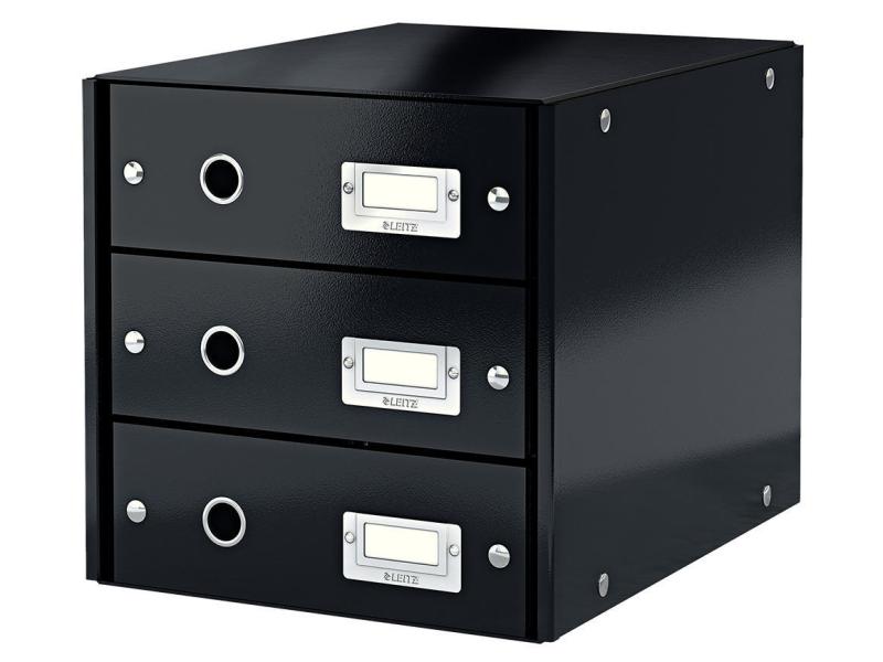 Leitz Boîte à tiroirs Click & Store Noir