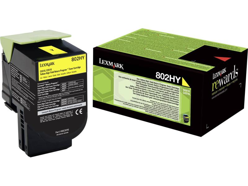 Lexmark Toner 80C2HY0 Yellow