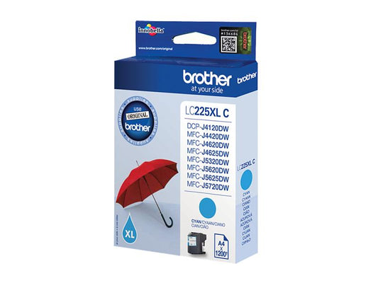 Brother Encre LC-225XLC Cyan