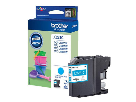 Brother Encre LC-221C Cyan