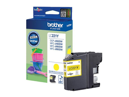 Brother Encre LC-221Y Yellow