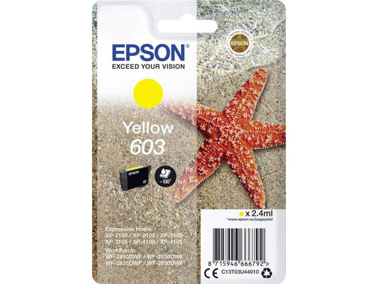 Epson Encre 603 / C13T03U44010 Yellow