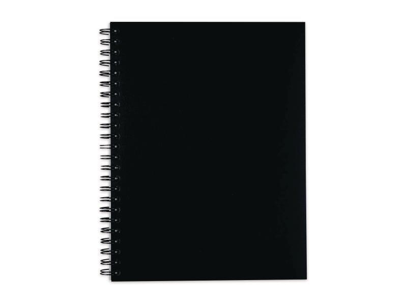 ELCO Bloc-notes de collège Plaid A5 5 mm Noir, 1 pièce