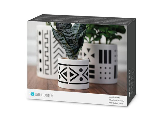 Silhouette Film de vinyle Starter Kit Noir/Blanc/Bleu/Rose