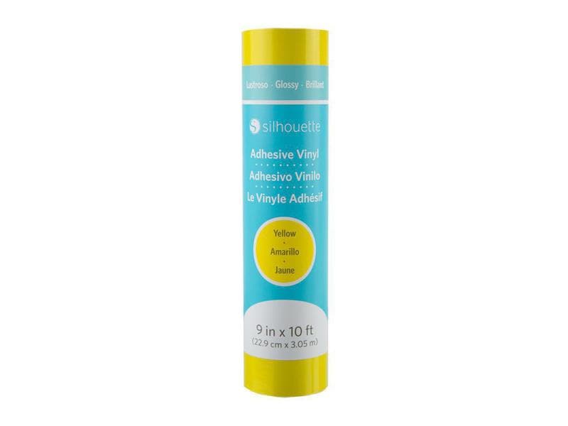 Silhouette Film de vinyle Glossy 22.9 cm Jaune