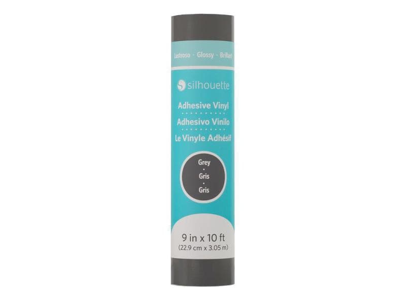 Silhouette Film de vinyle Glossy 22.9 cm gris