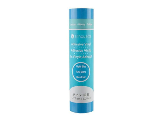 Silhouette Film de vinyle Glossy 22.9 cm bleu clair