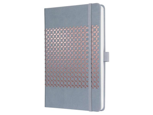 Jolie Carnet de notes JN209 A5, À lignes, Gris