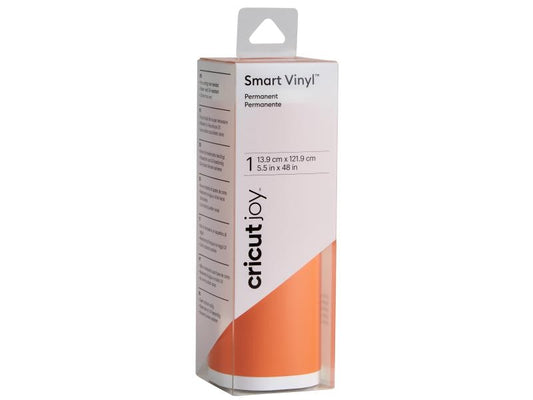 Cricut Film de vinyle Joy 13.9 cm x 121.9 cm Permanent, orange