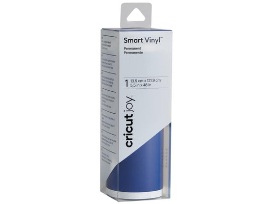 Cricut Film de vinyle Joy 13.9 cm x 121.9 cm Permanent, bleu