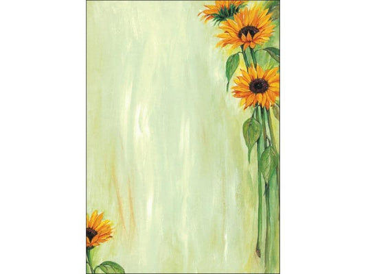 Sigel Papier à motif Sunflower A4, 25 feuilles