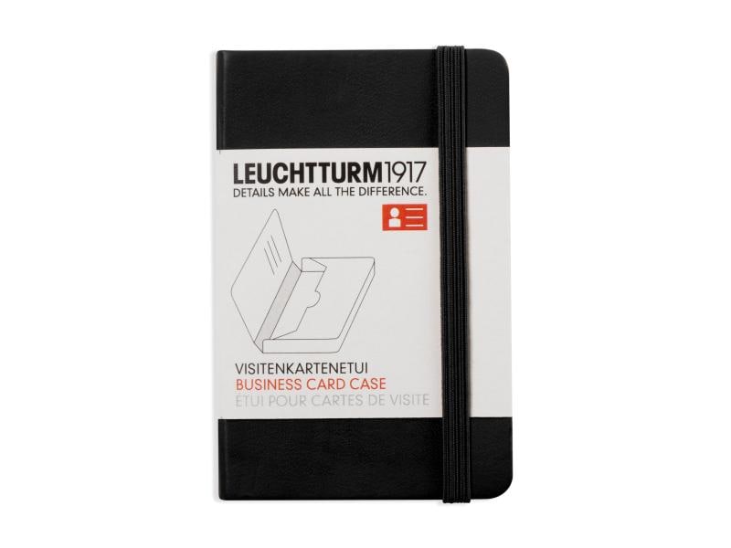 Leuchtturm Étui pour cartes de visite Noir