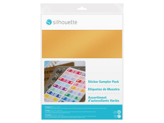 Silhouette Papier autocollant Papier de création Multicolore