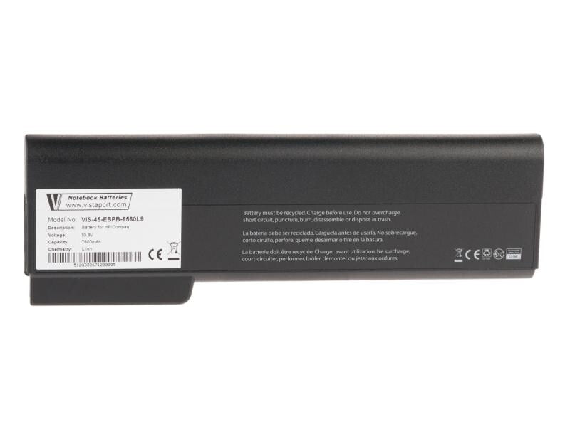 Vistaport Batterie pour HP 8460p/8460w/8470p/8470p/8470w