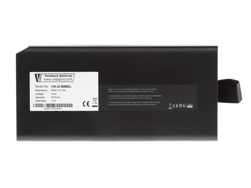 Vistaport Batterie pour DELL Latitude 14 Rugged 5404