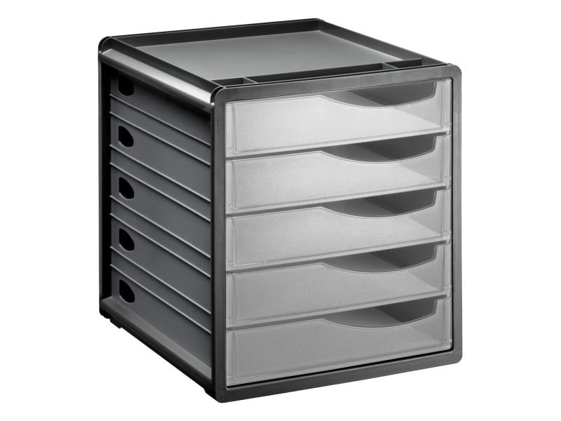 Rotho Boîte à tiroirs Spacebox 5 Gris
