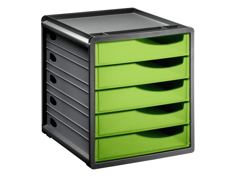 Rotho Boîte à tiroirs Spacebox 5 Vert