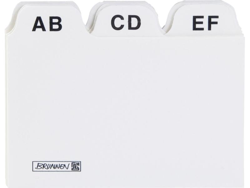 Brunnen Fiches A8 A-Z Vierge