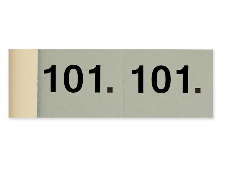 Simplex Fiche de bloc-notes Armoire 101 - 200 Bleu