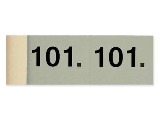 Simplex Fiche de bloc-notes Armoire 101 - 200 Bleu