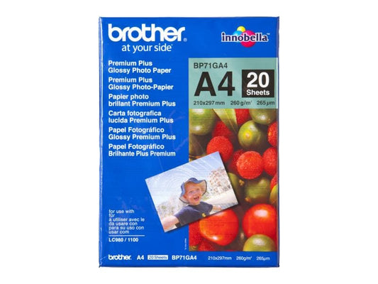 Brother Papier photo A4 260 g/m² 20 Pièce/s